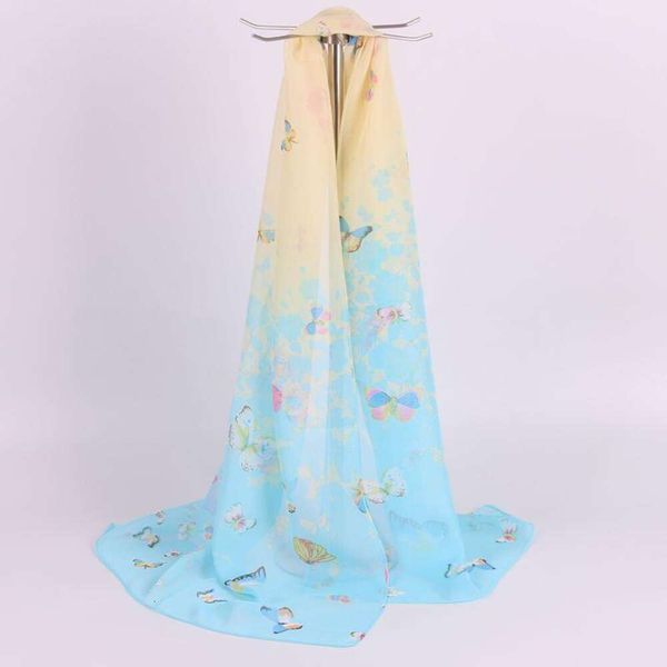 style velvet chiffon scarf for women spring and autumn edition long winter shawl dual use, Blue;gray
style velvet chiffon scarf for women spring and autumn edition long winter shawl dual use, Blue;gray