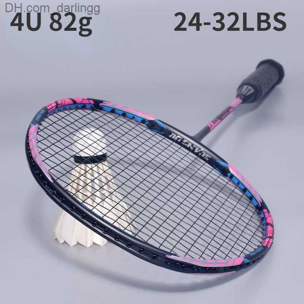 badminton rackets gy 4u 82g offensive badminton racket adults professional carbon fiber badminton rackets 24-32lbs q230901
badminton rackets gy 4u 82g offensive badminton racket adults professional carbon fiber badminton rackets 24-32lbs q230901