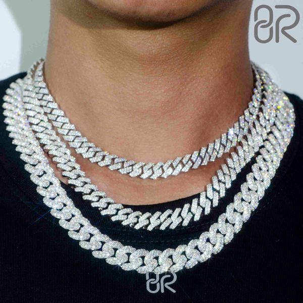 wholale 14mm vvs moissanite cuban chain hip hop style round brilliant cut gold plated 925 sier cuban link necklace, Silver
wholale 14mm vvs moissanite cuban chain hip hop style round brilliant cut gold plated 925 sier cuban link necklace, Silver