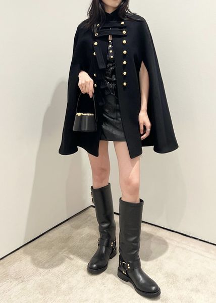 celi1 cloak coat 2023 coats designer women new winter jacket women designer jacket women jacket designer fashion trench coat women long coat, Black;brown
celi1 cloak coat 2023 coats designer women new winter jacket women designer jacket women jacket designer fashion trench coat women long coat, Black;brown