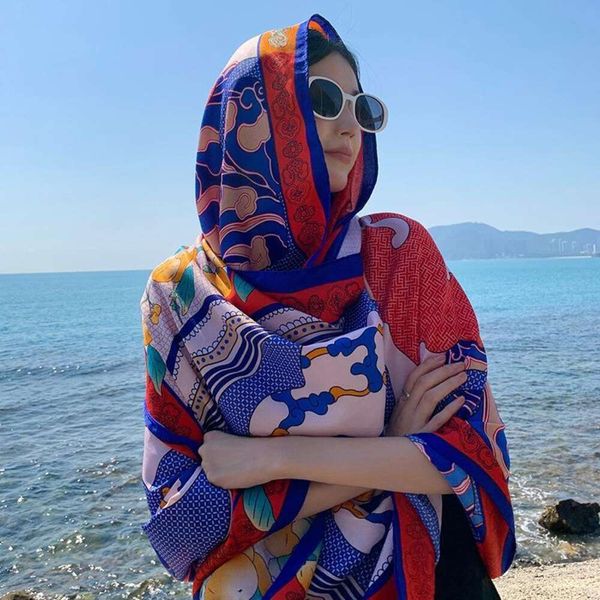 retro ethnic neckerchiefs style ruyi auspicious pattern tassel travel p shawl scarf woman, Blue;gray
retro ethnic neckerchiefs style ruyi auspicious pattern tassel travel p shawl scarf woman, Blue;gray