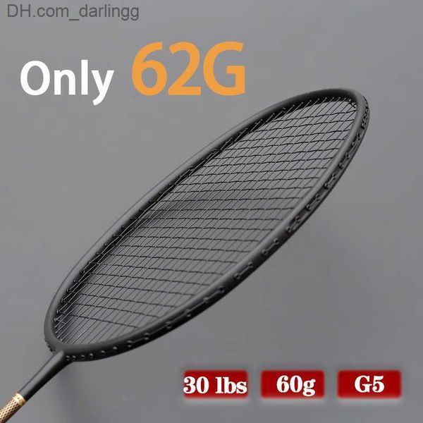 badminton rackets professional light weight only 62g 8u g5 carbon fiber strung badminton rackets with bag training racquet sport for q230901
badminton rackets professional light weight only 62g 8u g5 carbon fiber strung badminton rackets with bag training racquet sport for q230901