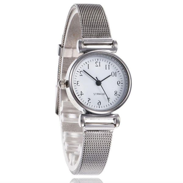 simple fashion trend watch women's steel band quartz compact watch watch gold jqmda, Slivery;brown
simple fashion trend watch women's steel band quartz compact watch watch gold jqmda, Slivery;brown
