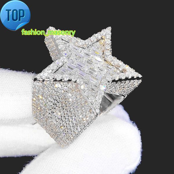 factory custom luxury hiphop jewelry 925 silver vvs moissanite diamond hip hop star ring iced out letter ring men
factory custom luxury hiphop jewelry 925 silver vvs moissanite diamond hip hop star ring iced out letter ring men