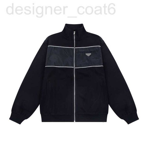 mens casual luxury jackets designer p family year new product spliced patch fabric ribbon triangle logo loose and womens outwear, Black;brown
mens casual luxury jackets designer p family year new product spliced patch fabric ribbon triangle logo loose and womens outwear, Black;brown