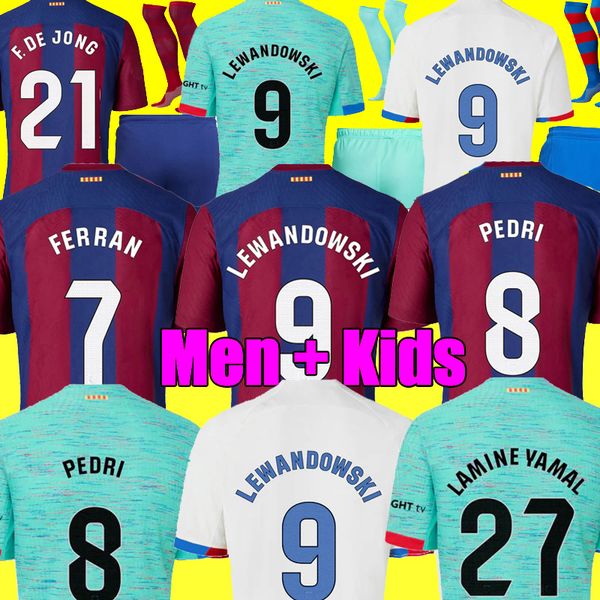 23 24 lewandowski barcelonaes soccer jerseys gavi lamine yamal camiseta de futbol pedri ferran 2023 2024 fc joao felix barca football shirt, Black;yellow
23 24 lewandowski barcelonaes soccer jerseys gavi lamine yamal camiseta de futbol pedri ferran 2023 2024 fc joao felix barca football shirt, Black;yellow