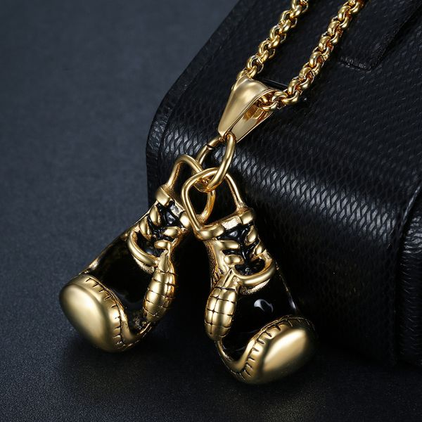 hip-hop punk rock jewelry, fashion personality boxing gloves pendant necklace men titanium steel jewelry, Silver
hip-hop punk rock jewelry, fashion personality boxing gloves pendant necklace men titanium steel jewelry, Silver