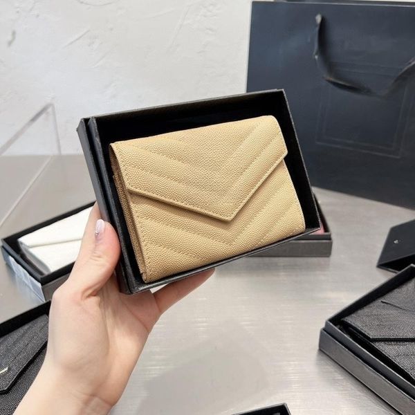 designer wallet cc bag caviar leather wallet card holder designer wallet magnetic hasp woman flap coin purse key pouch small luxury wallet z, Red;black
designer wallet cc bag caviar leather wallet card holder designer wallet magnetic hasp woman flap coin purse key pouch small luxury wallet z, Red;black