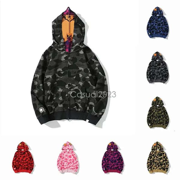 2023 shark hoodies camo shark full zip mens womens deisigners hoodie fashion hoody stylist cartoon sharks printing hoodies jacket man, Black
2023 shark hoodies camo shark full zip mens womens deisigners hoodie fashion hoody stylist cartoon sharks printing hoodies jacket man, Black