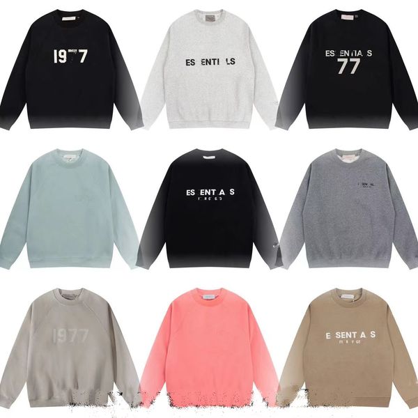 designer sweater double thread esss flocking fog sweater round neck loose plush long sleeved t-shirt pure cotton high street men's and, Black
designer sweater double thread esss flocking fog sweater round neck loose plush long sleeved t-shirt pure cotton high street men's and, Black