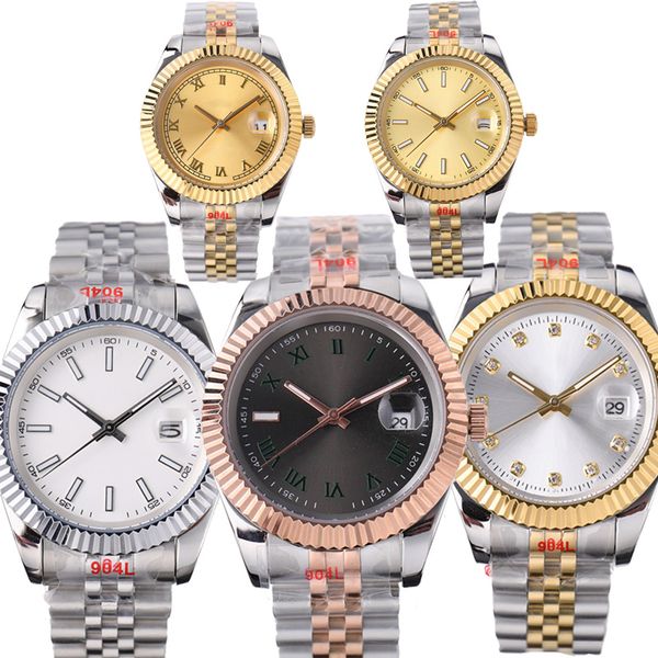 trendy womens girls wrist watches 41mm 36mm automatic mechanical mens bezel stainless steel design diamond waterproof movement luminous wris, Slivery;brown
trendy womens girls wrist watches 41mm 36mm automatic mechanical mens bezel stainless steel design diamond waterproof movement luminous wris, Slivery;brown
