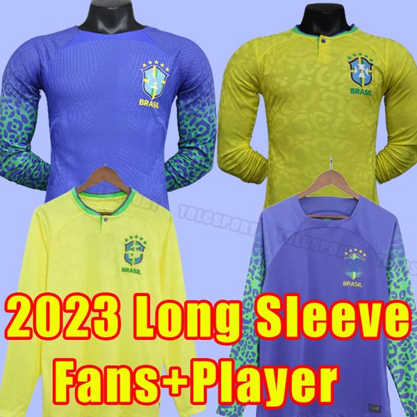 long sleeve pele 2022 2023 soccer jerseys paqueta coutinho brazils football shirt firmino brasil vini jr antony silva dani alves fans player, Black;yellow
long sleeve pele 2022 2023 soccer jerseys paqueta coutinho brazils football shirt firmino brasil vini jr antony silva dani alves fans player, Black;yellow