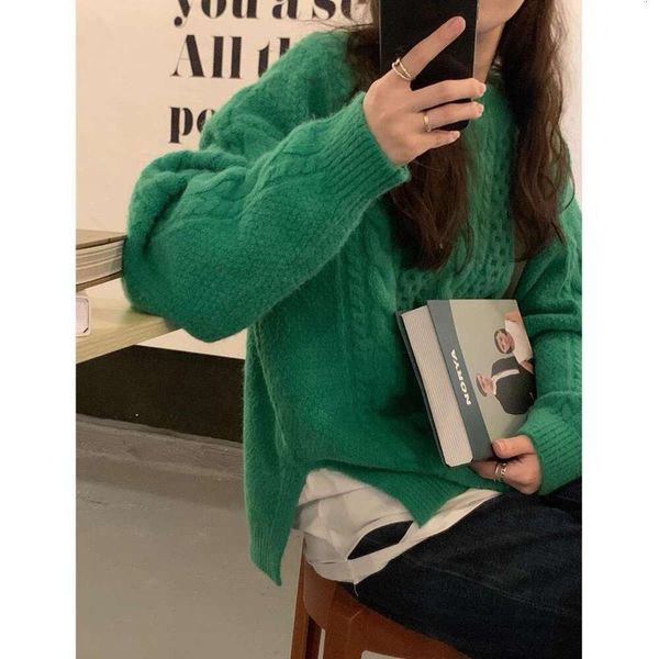 a very fairy purple turtleneck sweater for women in autumn and winter loose retro japanese style gentle lazy, White;black
a very fairy purple turtleneck sweater for women in autumn and winter loose retro japanese style gentle lazy, White;black
