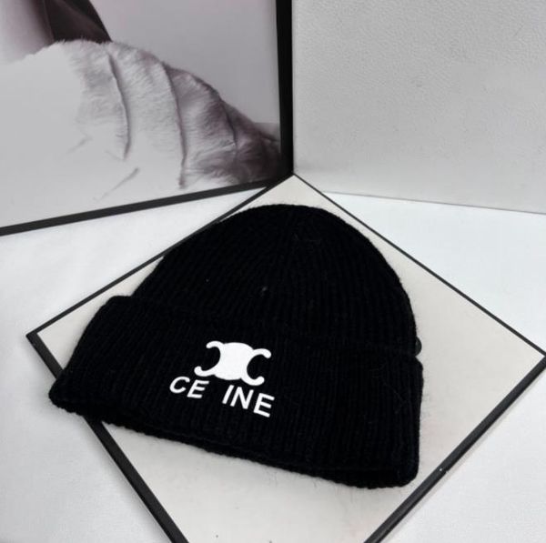 designer celinf knitted hat brim hat designer women's autumn/winter skullcap woolen hat, Blue;gray
designer celinf knitted hat brim hat designer women's autumn/winter skullcap woolen hat, Blue;gray
