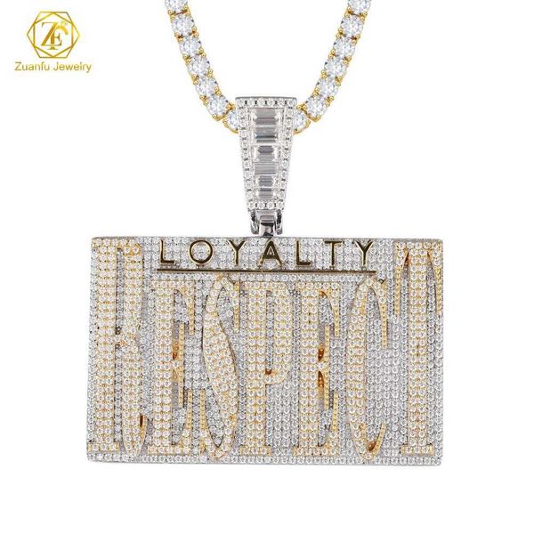factory custom hip hop name s925 jewelry iced out moissanite diamond 10k 14k 18k gold plating necklace pendant, Silver
factory custom hip hop name s925 jewelry iced out moissanite diamond 10k 14k 18k gold plating necklace pendant, Silver