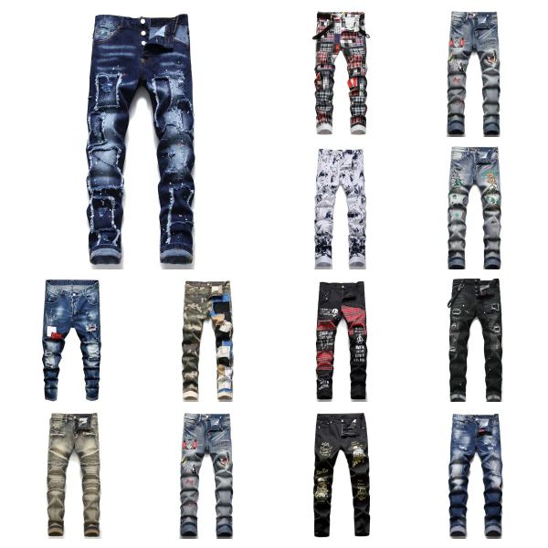 designer jeans men's rip stretch purple jeans fashion slim wash jeans paneled hip hop pants asian sizes 29-38 gwq, Blue
designer jeans men's rip stretch purple jeans fashion slim wash jeans paneled hip hop pants asian sizes 29-38 gwq, Blue