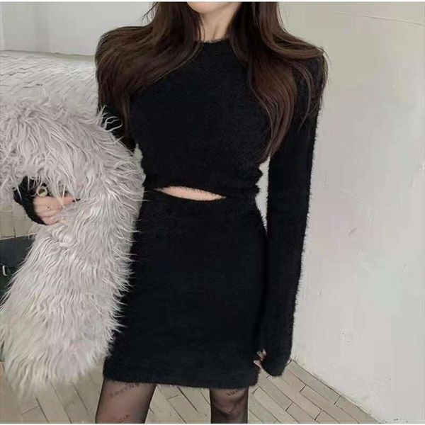 street blast fashion autumn winter womens sweaters suit dress western style slim fit short sweater high waist skirt, White;black
street blast fashion autumn winter womens sweaters suit dress western style slim fit short sweater high waist skirt, White;black
