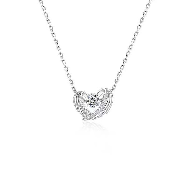 jewelry designer women's necklace 925 silver love heart diamond necklace light luxury set with diamonds peach heart charm pendant colla
jewelry designer women's necklace 925 silver love heart diamond necklace light luxury set with diamonds peach heart charm pendant colla