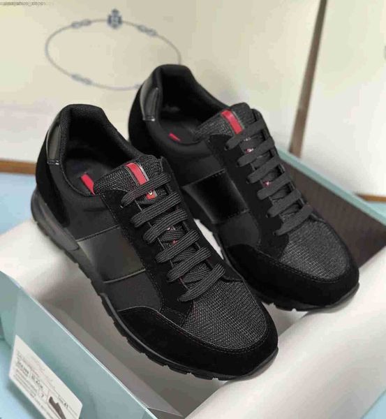fashion designer men prax 01 trainers shoes re-nylon brush leather low sneakers mesh breath comfort skateboard walking famous brand runner s, Black
fashion designer men prax 01 trainers shoes re-nylon brush leather low sneakers mesh breath comfort skateboard walking famous brand runner s, Black
