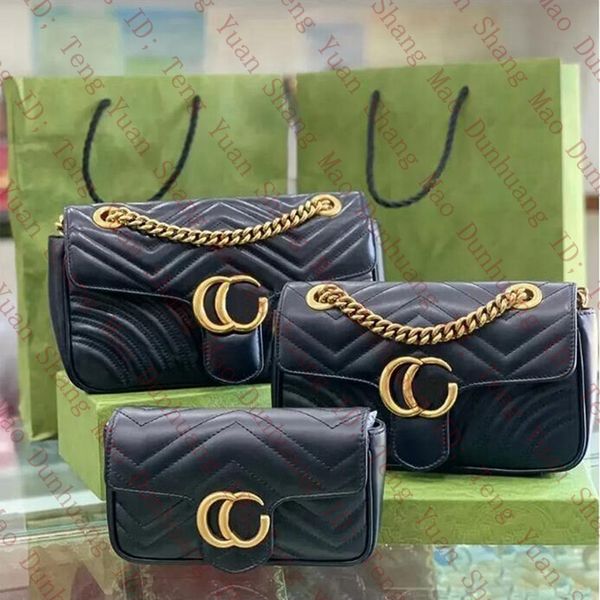 designer bags women handbag shoulder bag fashion 2 size high end quality leather marmont bags lady metallic chain crossbody purses tote clut, Red;black
designer bags women handbag shoulder bag fashion 2 size high end quality leather marmont bags lady metallic chain crossbody purses tote clut, Red;black
