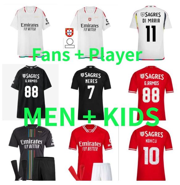 23 24 fans player benfica soccer jerseys di maria ramos everton pizzi rafa darwin g.ramos 2023 enzo home away black men kids kit football sh, Black;yellow
23 24 fans player benfica soccer jerseys di maria ramos everton pizzi rafa darwin g.ramos 2023 enzo home away black men kids kit football sh, Black;yellow
