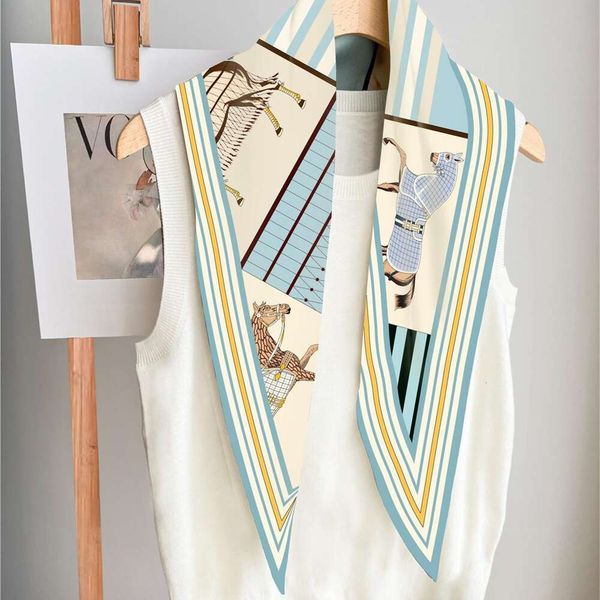 korean style horse diamond scarf matching shirt french womens all spring and autumn thin section led, Blue;gray
korean style horse diamond scarf matching shirt french womens all spring and autumn thin section led, Blue;gray