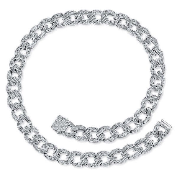 custom necklace wholale sier chain factory tennis cuban chain men's hip hop necklace, Silver
custom necklace wholale sier chain factory tennis cuban chain men's hip hop necklace, Silver
