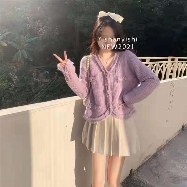 spring and sweater autumn western style v neck coat heavy industry design frayed cardigan female loose fitting, White;black
spring and sweater autumn western style v neck coat heavy industry design frayed cardigan female loose fitting, White;black
