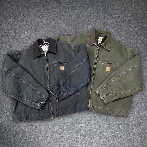 american j97 jacket men oversize canvas zipper coat carhart designer jacket vintage wear resistant workwear men's casual denim jackets, Black;brown
american j97 jacket men oversize canvas zipper coat carhart designer jacket vintage wear resistant workwear men's casual denim jackets, Black;brown