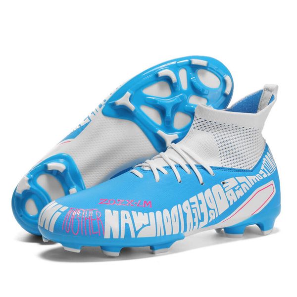 children's long nail football boots high ag soccer shoes youth kids outdoor lawn training shoes for woman man big size 31-48
children's long nail football boots high ag soccer shoes youth kids outdoor lawn training shoes for woman man big size 31-48