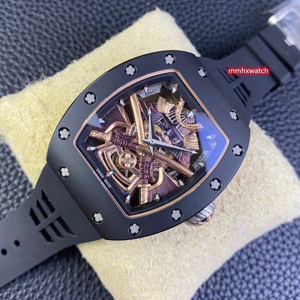 ys factory rm47 watch features a genuine one-piece tourbillon movement with sapphire crystal mirror titanium buckle and natural rubber strap, Slivery;golden
ys factory rm47 watch features a genuine one-piece tourbillon movement with sapphire crystal mirror titanium buckle and natural rubber strap, Slivery;golden