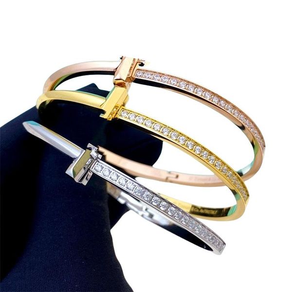 designer t bracelet fashion luxury bracelet for women size can adjustable titanium steel material non-allergic colorless designer bracelet f, Black
designer t bracelet fashion luxury bracelet for women size can adjustable titanium steel material non-allergic colorless designer bracelet f, Black