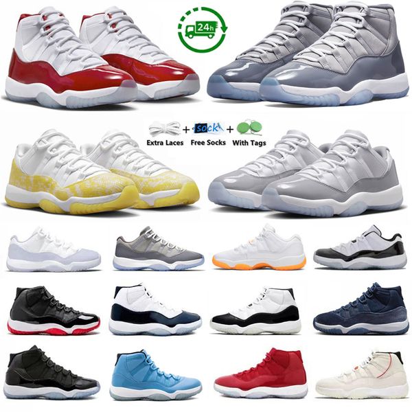 11 11s basketball shoes for men women sneakers cherry cool grey dmp space jam pantone neapolitan netural olive yellow snakeskin pure violet
11 11s basketball shoes for men women sneakers cherry cool grey dmp space jam pantone neapolitan netural olive yellow snakeskin pure violet