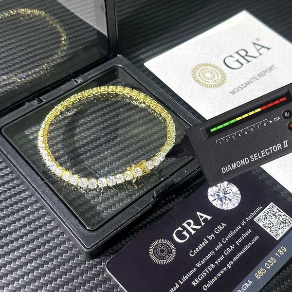 trendy bracelets pass diamond tter 925 sier m 4mm moissanite tennis chain hip hop diamond tennis bracelet men and women, Silver
trendy bracelets pass diamond tter 925 sier m 4mm moissanite tennis chain hip hop diamond tennis bracelet men and women, Silver