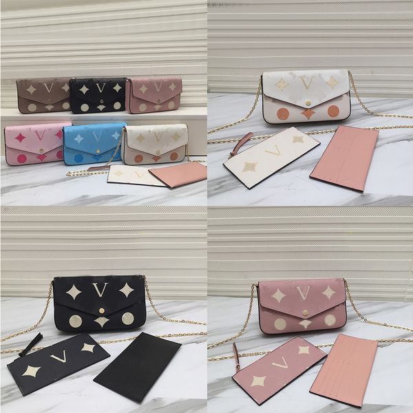 3-piece set the designer bag handbag multi felicie pochette chain bags luxury women messenger purse genuine leather handbags cross body shou
3-piece set the designer bag handbag multi felicie pochette chain bags luxury women messenger purse genuine leather handbags cross body shou