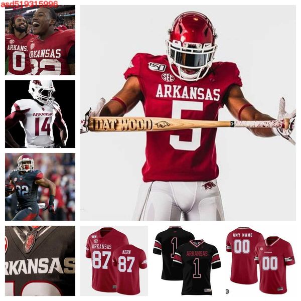arkansas razorbacks football jersey 5 cameron ball 70 paris patterson 35 mani powell 36 jordan crook 21 jaylen lewis 58 jashaud stewart 50 c, Black
arkansas razorbacks football jersey 5 cameron ball 70 paris patterson 35 mani powell 36 jordan crook 21 jaylen lewis 58 jashaud stewart 50 c, Black