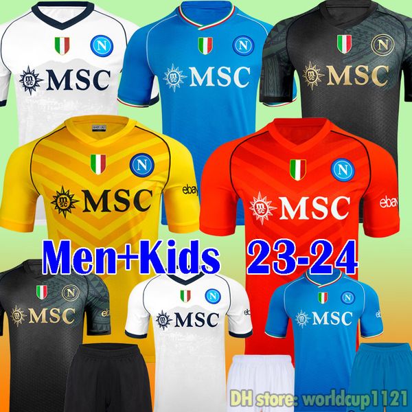 23 24 napoli soccer jerseys maglia naples 2023 2024 zielinski kvaratskhelia kids campioni d'italia football shirts osimhen lozano ssc n, Black;yellow
23 24 napoli soccer jerseys maglia naples 2023 2024 zielinski kvaratskhelia kids campioni d'italia football shirts osimhen lozano ssc n, Black;yellow