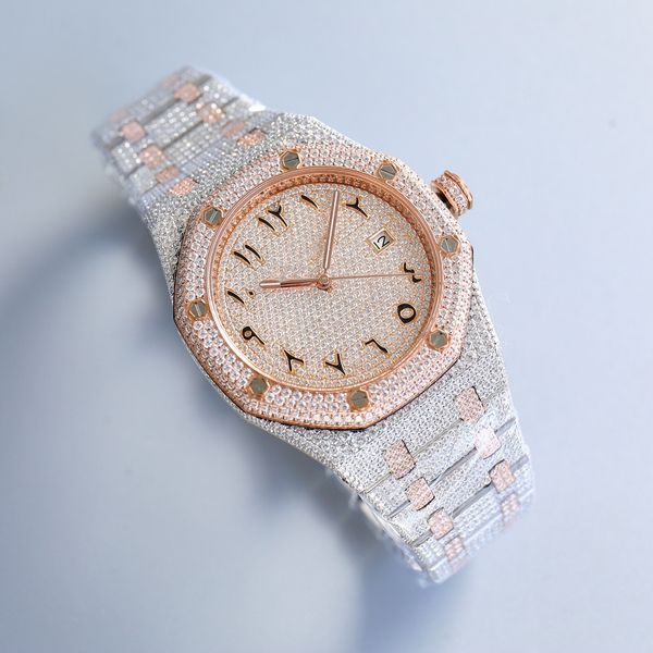 high-end watches, zircon, moissanite watches, swiss movement, waterproof 50m, handmade and customizable styles.c28, Slivery;black
high-end watches, zircon, moissanite watches, swiss movement, waterproof 50m, handmade and customizable styles.c28, Slivery;black