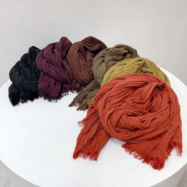 spring and autumn pure color wraps retract style pleated scarf womens all matched lengthened 2.5m slender shawl, Blue;gray
spring and autumn pure color wraps retract style pleated scarf womens all matched lengthened 2.5m slender shawl, Blue;gray