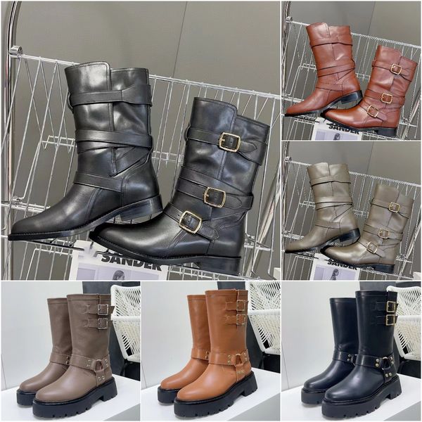 women lyra boot designer autumn winter fashion bulky boot martin boots knight boots luxury calfskin leather high-quality thick sole triomphe, Black
women lyra boot designer autumn winter fashion bulky boot martin boots knight boots luxury calfskin leather high-quality thick sole triomphe, Black