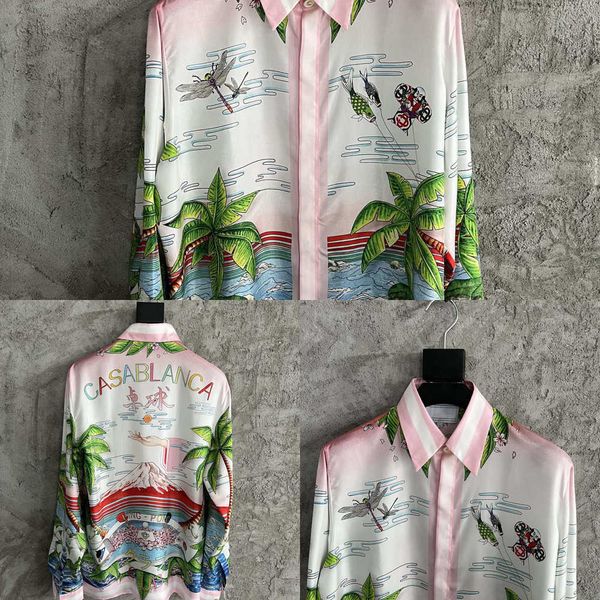 spring and autumn the latest fine print casual shirt ~ us size high-quality silk material beautiful landscape pattern mens luxury long sleev, White;black
spring and autumn the latest fine print casual shirt ~ us size high-quality silk material beautiful landscape pattern mens luxury long sleev, White;black
