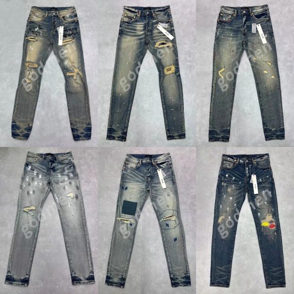 designer mens jeans purple jeans denim pant distressed ripped biker jean slim fit motorcycle men clothing size 30-40 wtc, Blue
designer mens jeans purple jeans denim pant distressed ripped biker jean slim fit motorcycle men clothing size 30-40 wtc, Blue