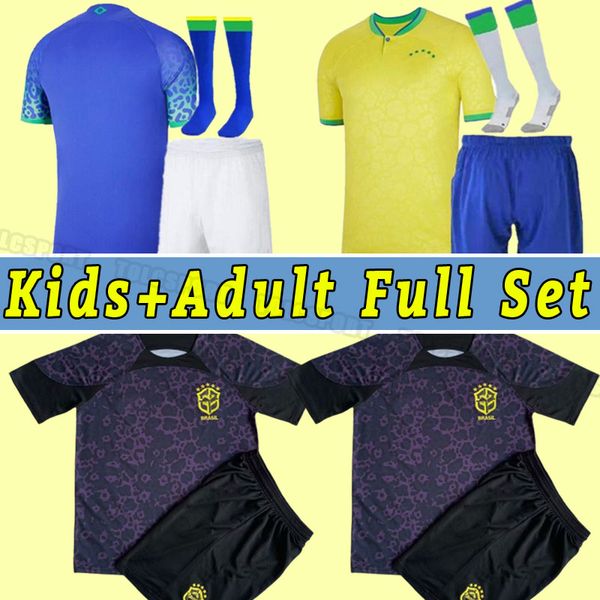 2022 soccer jersey camiseta de futbol brazils world 2023 cup football shirt neymar jr vini silva brasil 22 23 maillot de foot full set kits, Black;yellow
2022 soccer jersey camiseta de futbol brazils world 2023 cup football shirt neymar jr vini silva brasil 22 23 maillot de foot full set kits, Black;yellow