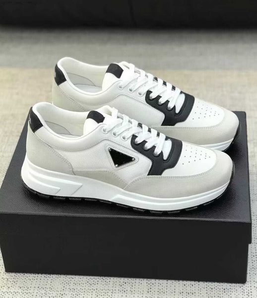 casual-style runner prax 01 sports shoes men's re-nylon technical fabric leisure flats rubber luxury designer lug sole party wedding sn, Black
casual-style runner prax 01 sports shoes men's re-nylon technical fabric leisure flats rubber luxury designer lug sole party wedding sn, Black