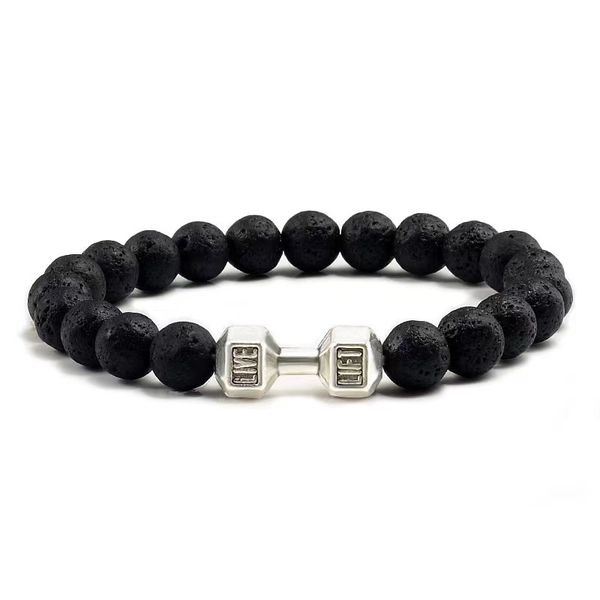 men beaded bracelet natural black lava stone dumbbell charm bracelets energy fitness barbell fashion women jewelry wholesale ymb002
men beaded bracelet natural black lava stone dumbbell charm bracelets energy fitness barbell fashion women jewelry wholesale ymb002