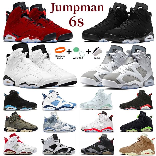 

Jumpman 6 Reverse Oreo 6s Mens Basketball Shoes Aqua Cool Grey Toro Metallic Silver Georgetown UNC Midnight Carmine Black Infrared Men Trainers Sports Sneakers 40-47, 21