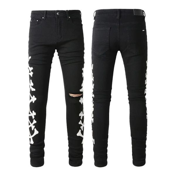 men jeans for man skinny jeans designer pants rip slim fit with bone black biker denim stretch motorcycle trendy knee hole long straight xkh, Blue
men jeans for man skinny jeans designer pants rip slim fit with bone black biker denim stretch motorcycle trendy knee hole long straight xkh, Blue
