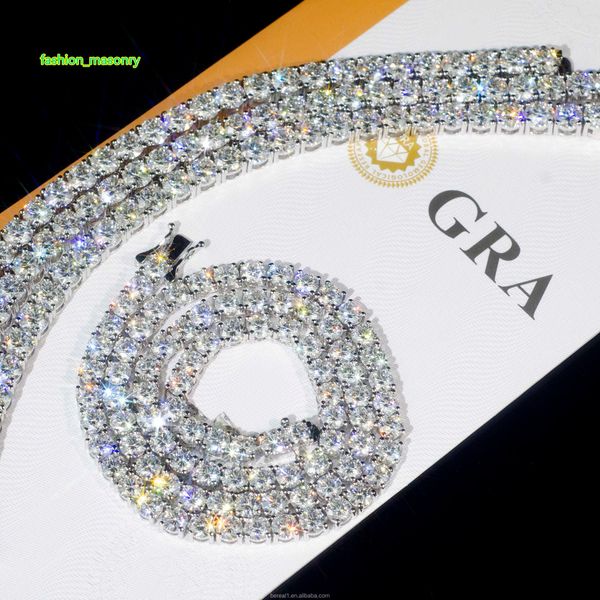 factory non-fading in stock gra 925 silver vvs moissanite tennis chain 3mm 4mm 5mm 6mm necklace bracelet men women fine jewelry
factory non-fading in stock gra 925 silver vvs moissanite tennis chain 3mm 4mm 5mm 6mm necklace bracelet men women fine jewelry