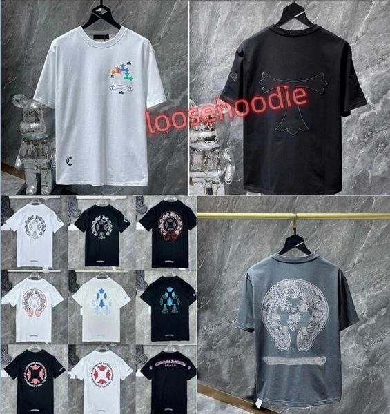 2023mens classic t shirt heart fashion ch brand letter sanskrit cross pattern sweater t-shirts designers chromes pullover cotton tshirts u1, White;black
2023mens classic t shirt heart fashion ch brand letter sanskrit cross pattern sweater t-shirts designers chromes pullover cotton tshirts u1, White;black