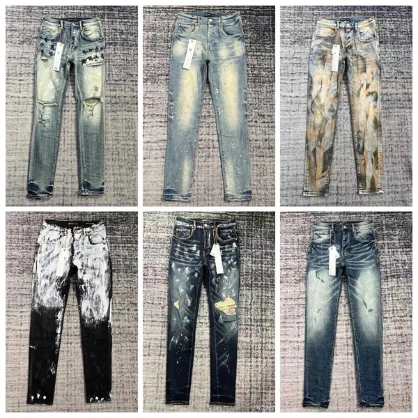 designer jeans mens purple jeans denim trousers fashion pants high-end quality straight design retro streetwear casual sweatpants jogger mcp, Blue
designer jeans mens purple jeans denim trousers fashion pants high-end quality straight design retro streetwear casual sweatpants jogger mcp, Blue